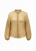 Skunk Sheer Camel Shirt Small NWT