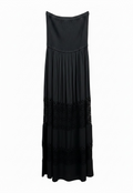 Chelsea Black Strapless Summer Dress