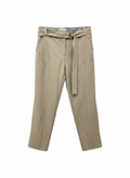 Cris Barros Striped Beige Trousers