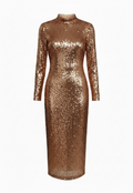 Ted Baker Rose sequin midi dress Large