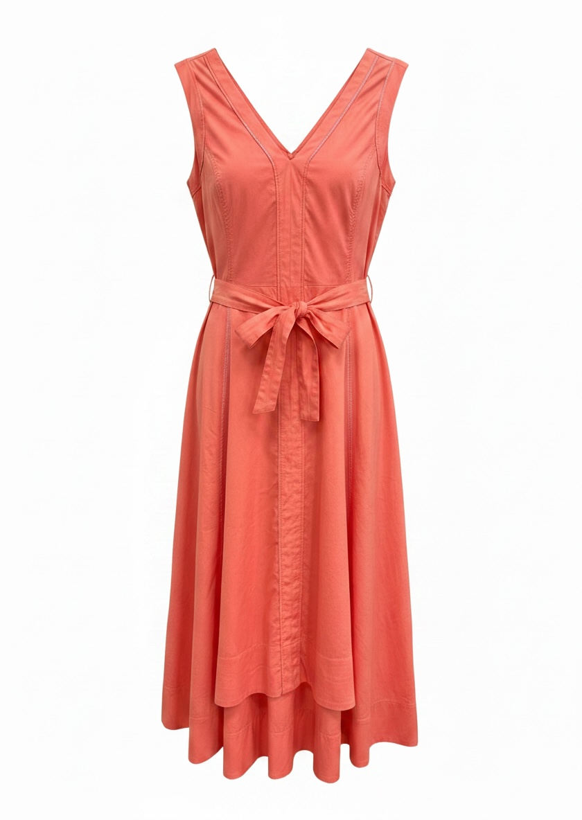 Peserico Coral cotton dress IT44 US L