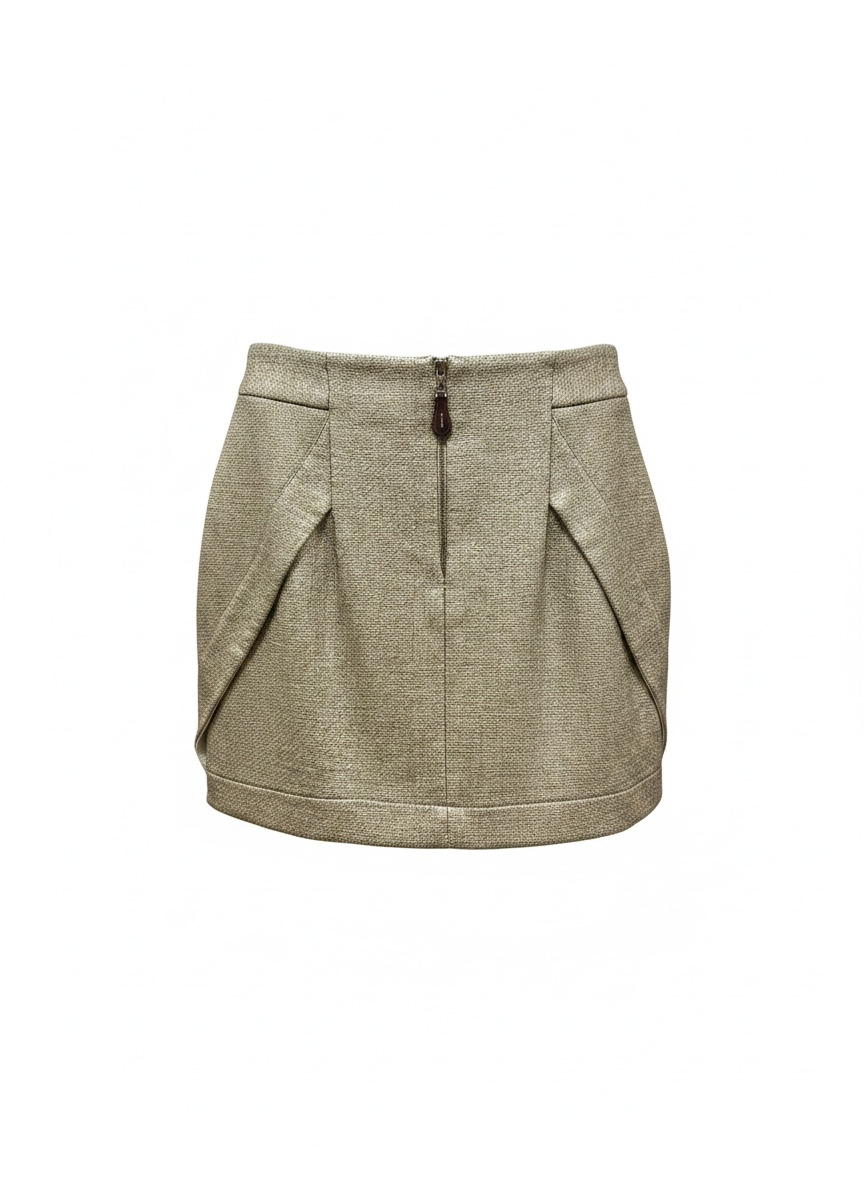 Mixed Mettalic Mini skirt