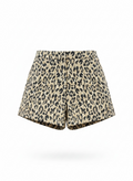 Valentino Brocade Jacquard Leopard Shorts Medium
