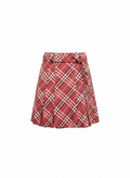 Burberry Red Plaid Skirt X Small