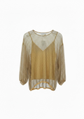 NK Gold Silver Sequin top NEW Medium