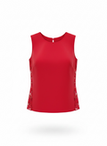 Carolina Herrera Red Lace Top Size L