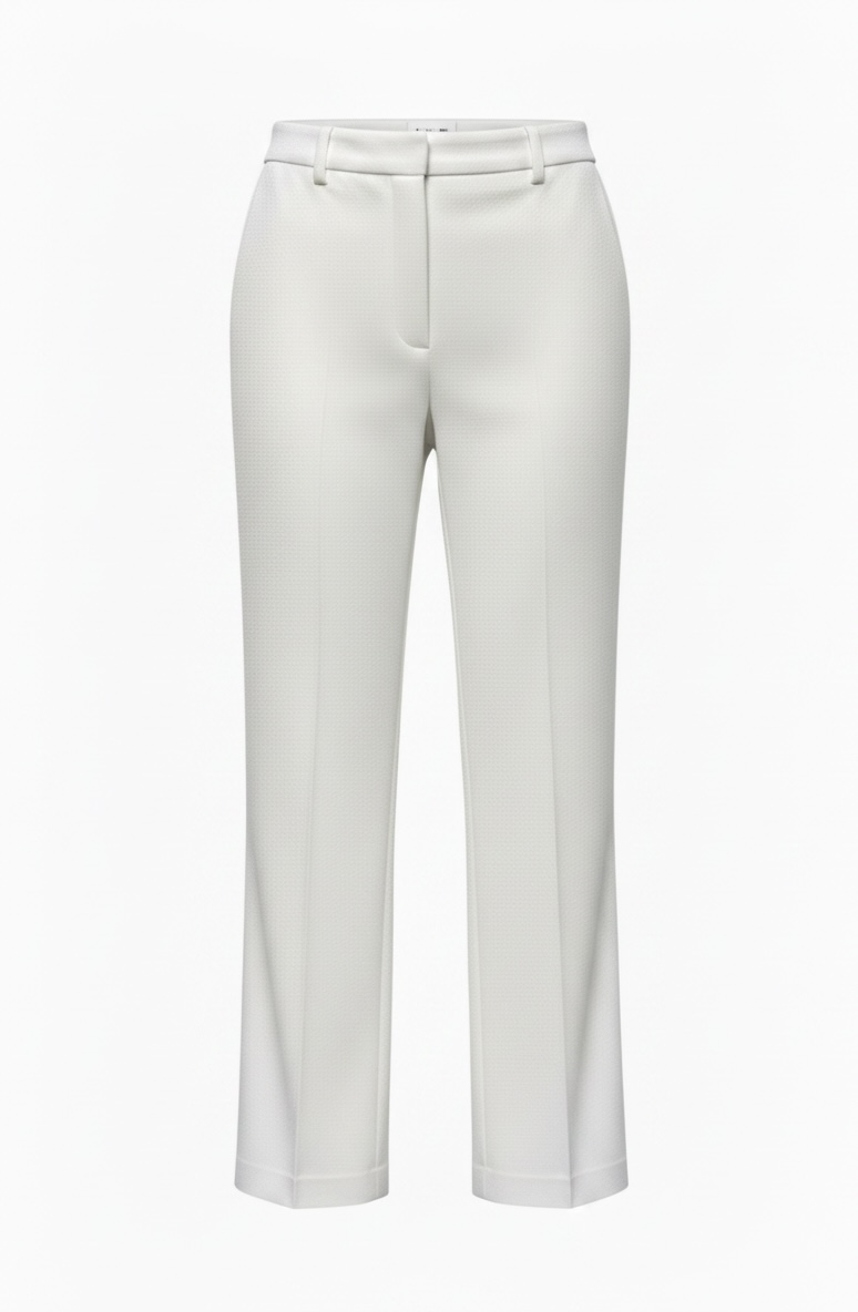 Anine Bing heavy crepe off white pants size 4