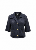 Gucci Black Knit Sailor Cardigan