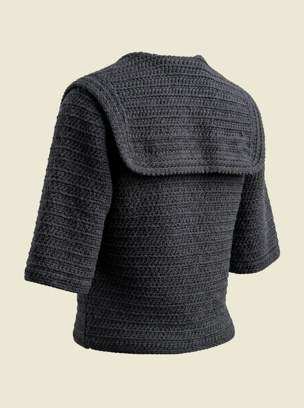 Gucci Black Knit Sailor Cardigan