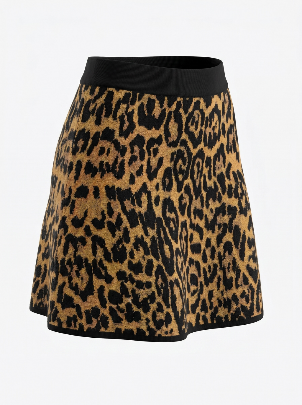 BOBO Leopard Knit skirt jacket set size small