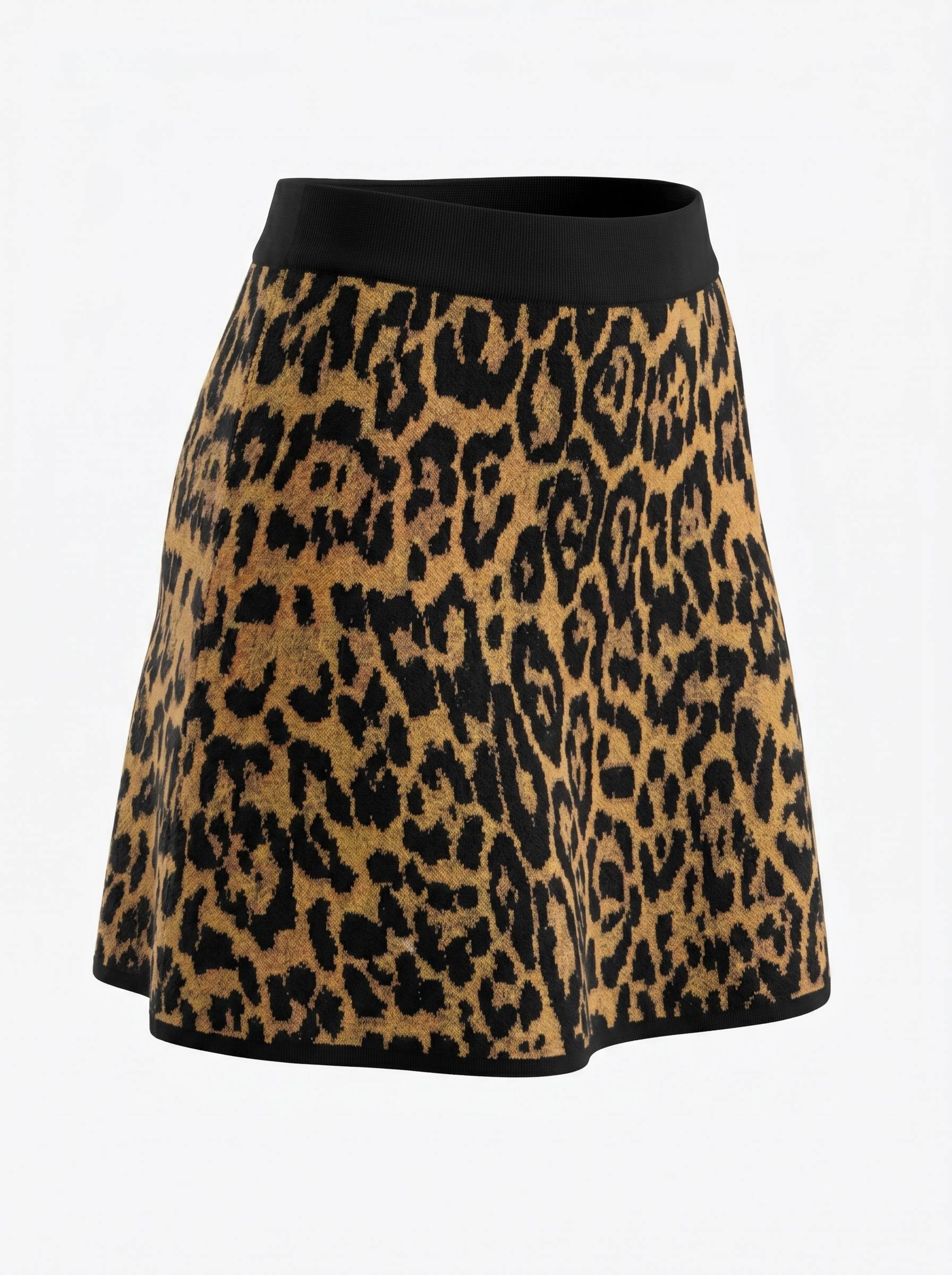 BOBO Leopard Knit skirt jacket set size small