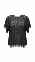 7 for all black Mesh top small