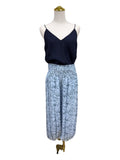 Le Soleil navy linen top