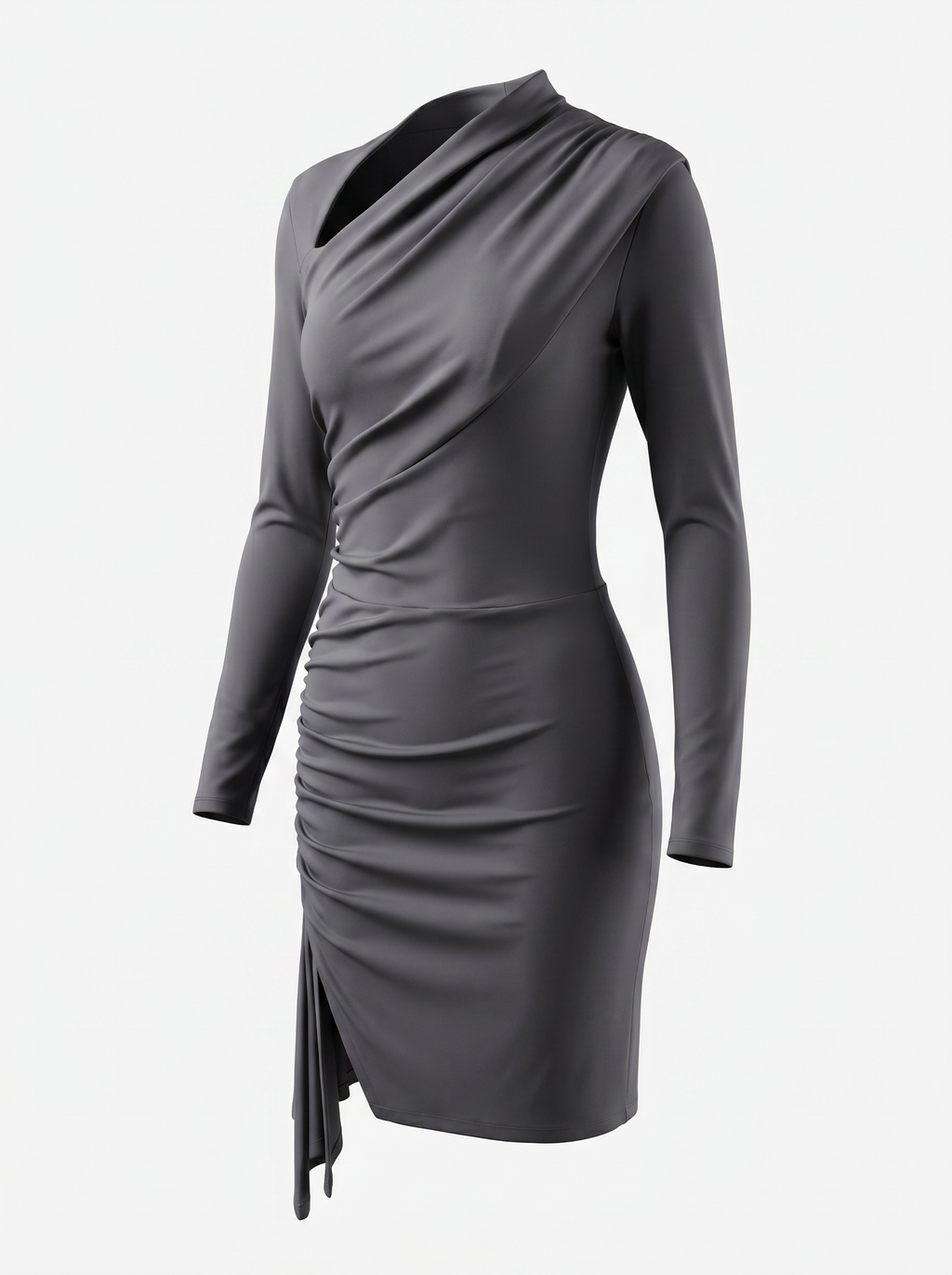 ET OCHS Grey Jersey Dress