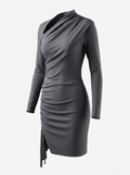 ET OCHS Grey Jersey Dress