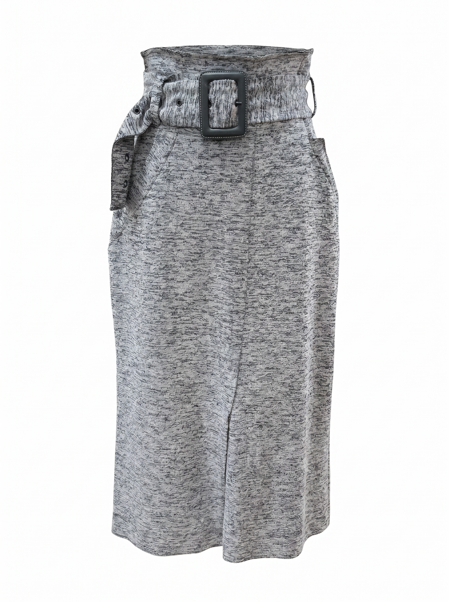 FIT gray belt skirt Small