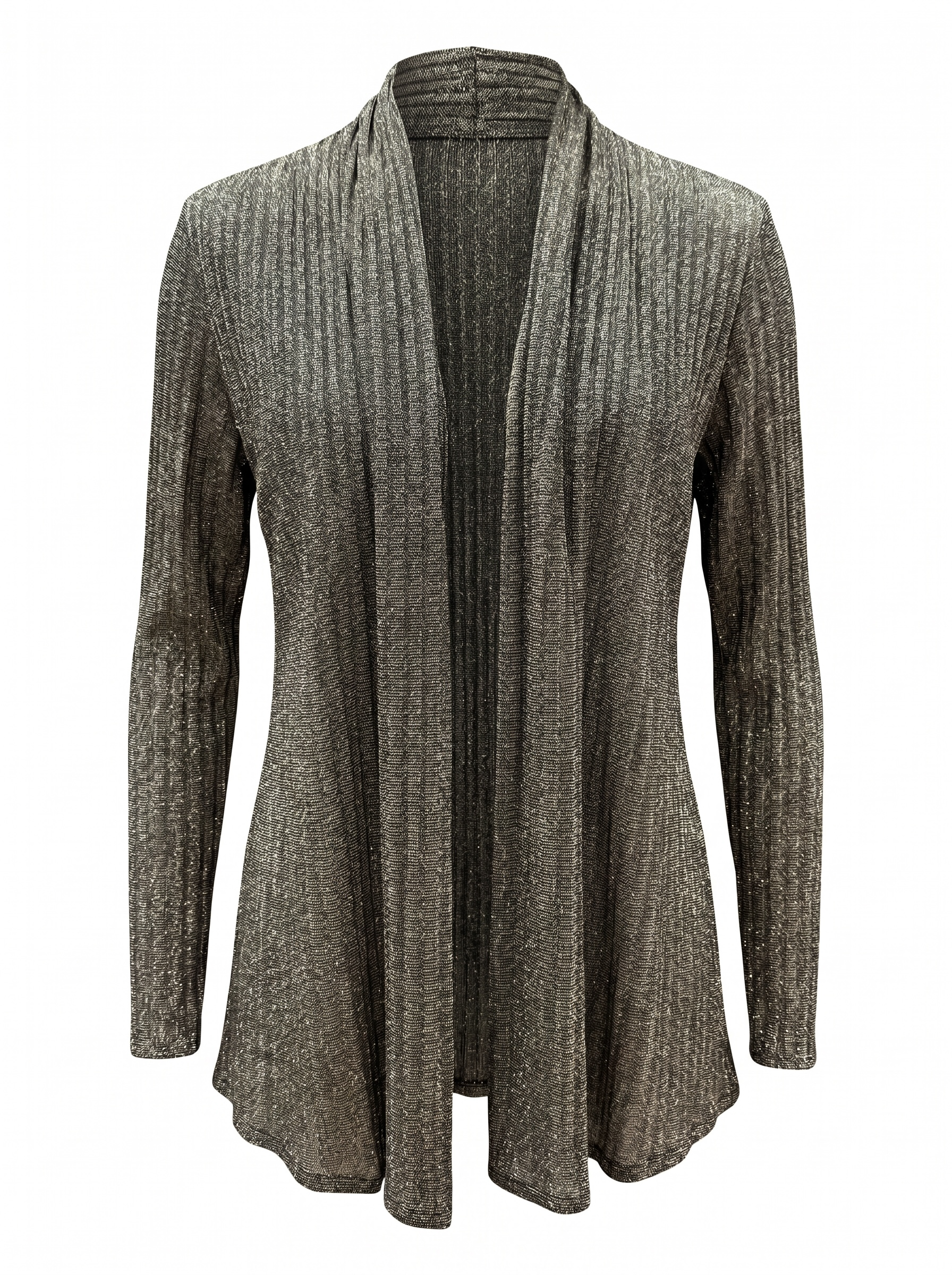 CANAL gold metalic knit Cardigan Small