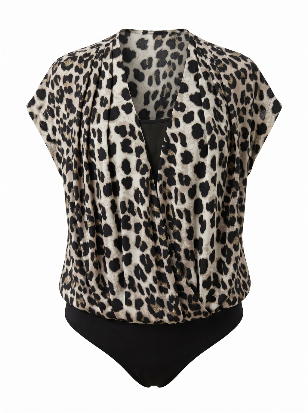 Lellis leopard printed body Small