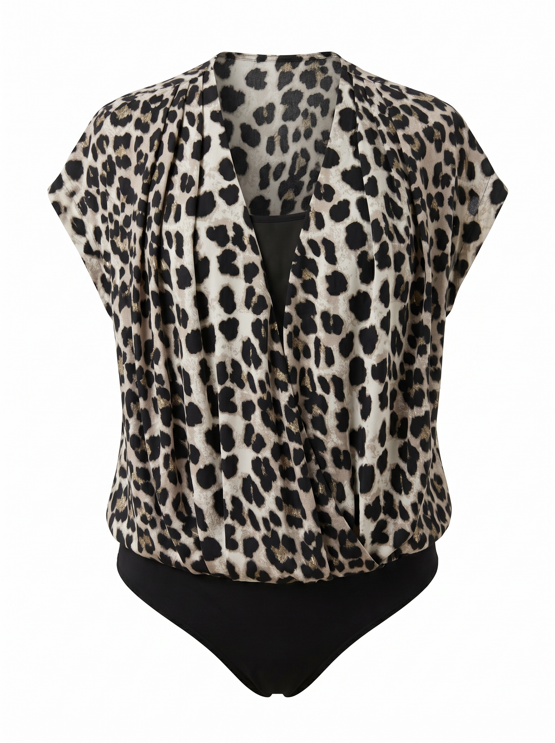 Lellis leopard printed body Small