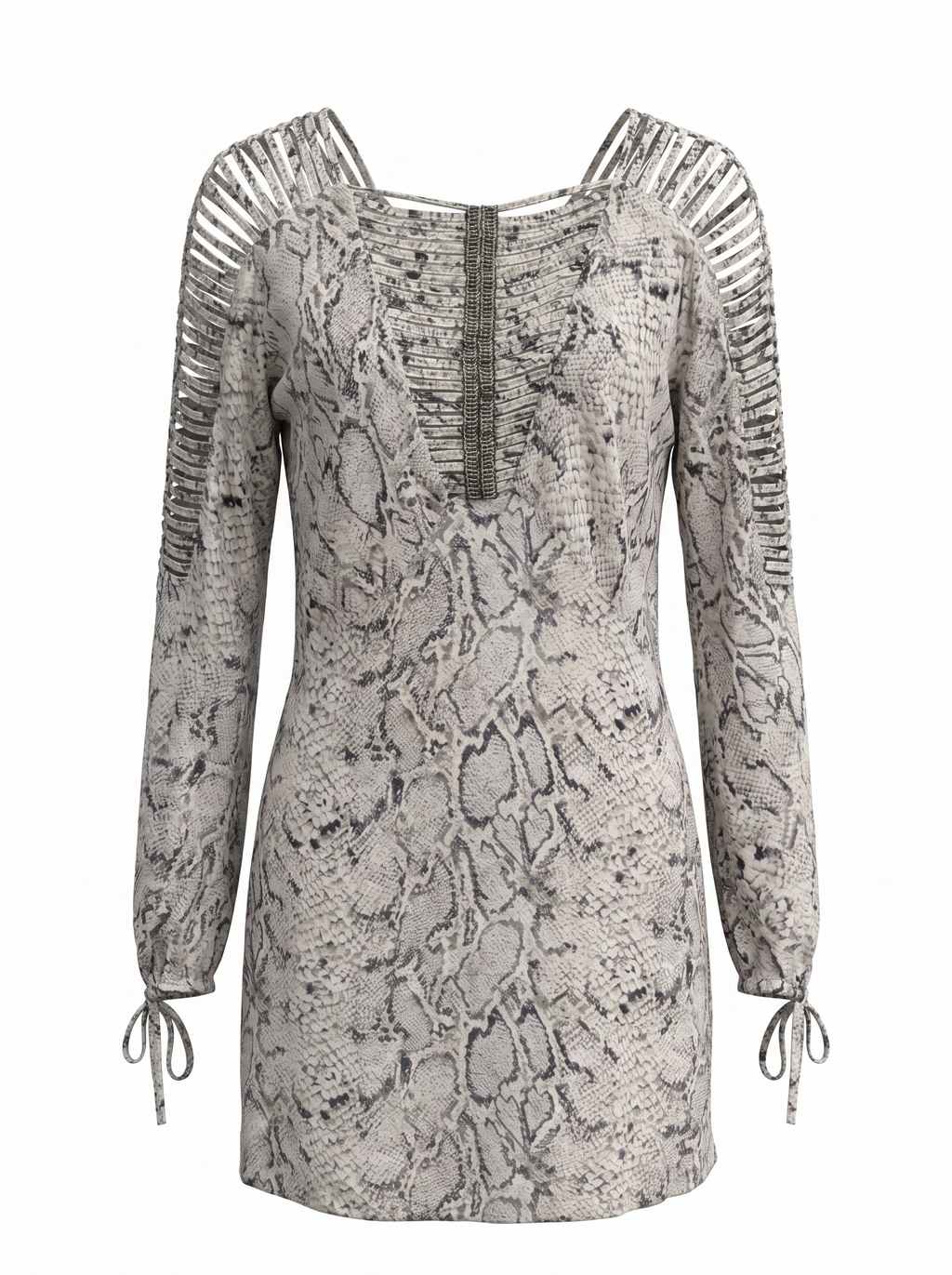 Animale Snake Print Silk Dress Small