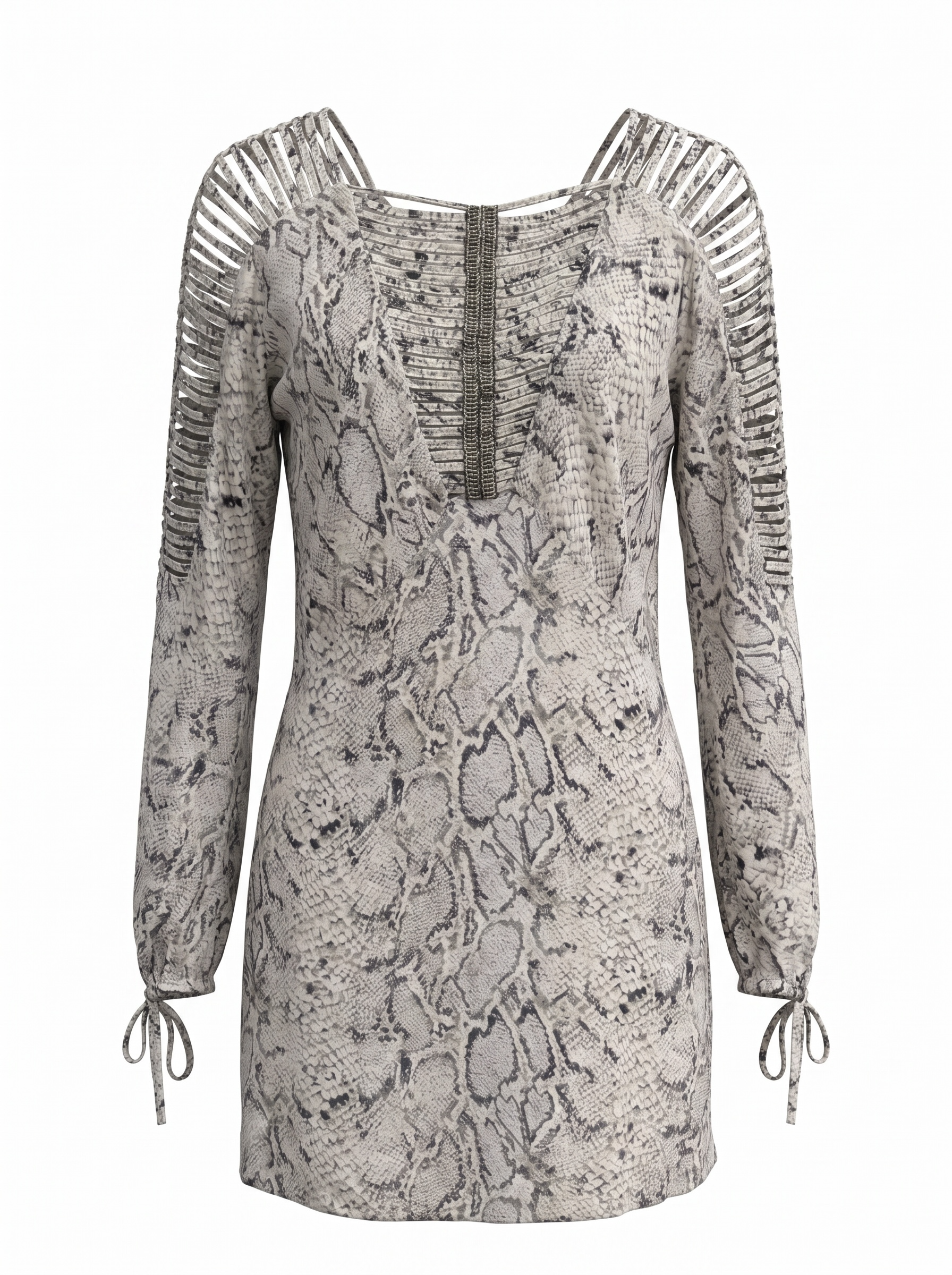 Animale Snake Print Silk Dress Small