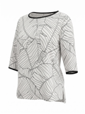 Shoulder black and white top Size S