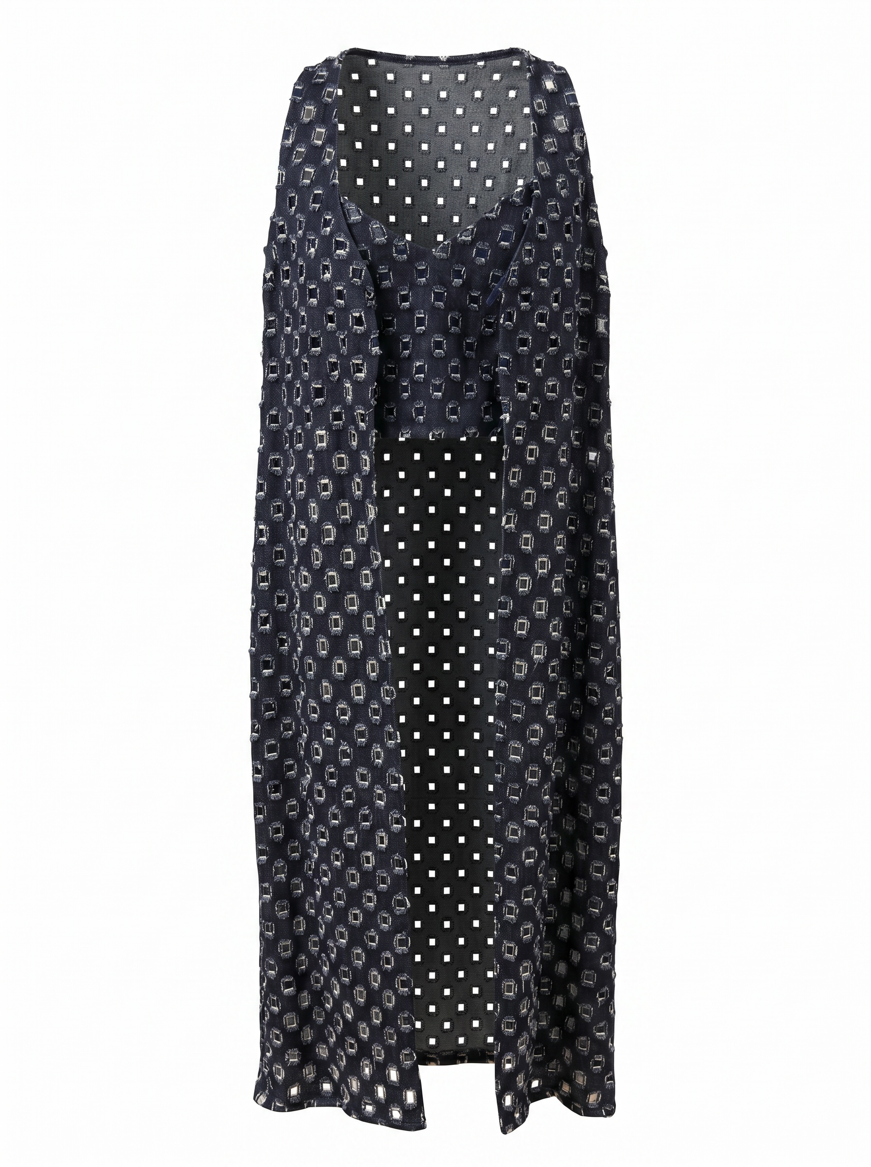 Garnus Blue Top and Vest Small