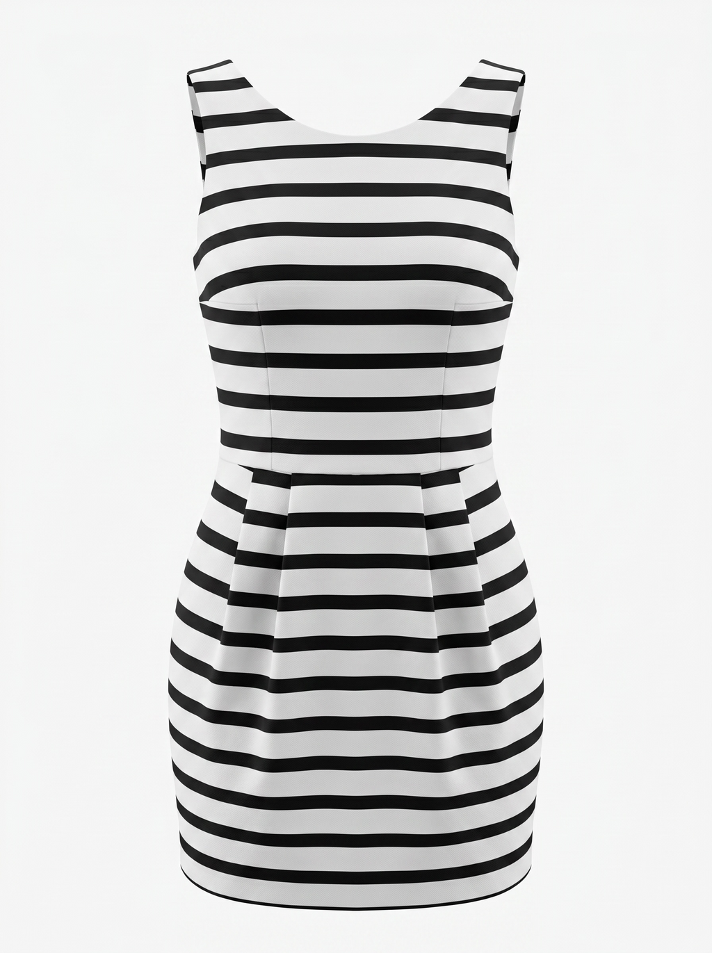 Zara Black white stripes skort dress Size S