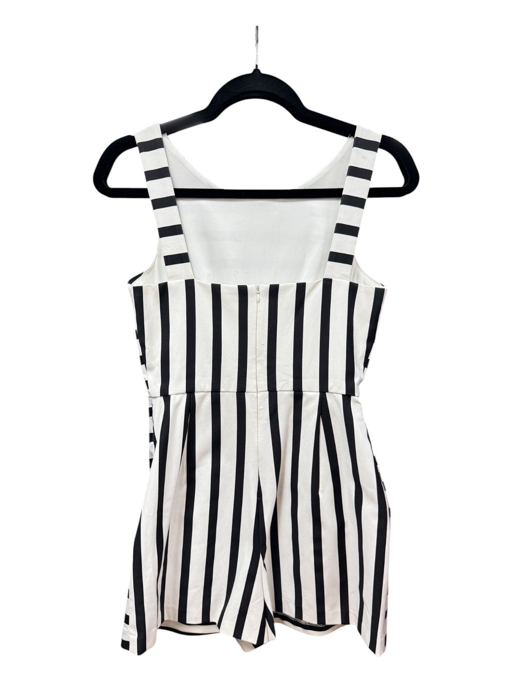 Zara Black white stripes skort dress Size S