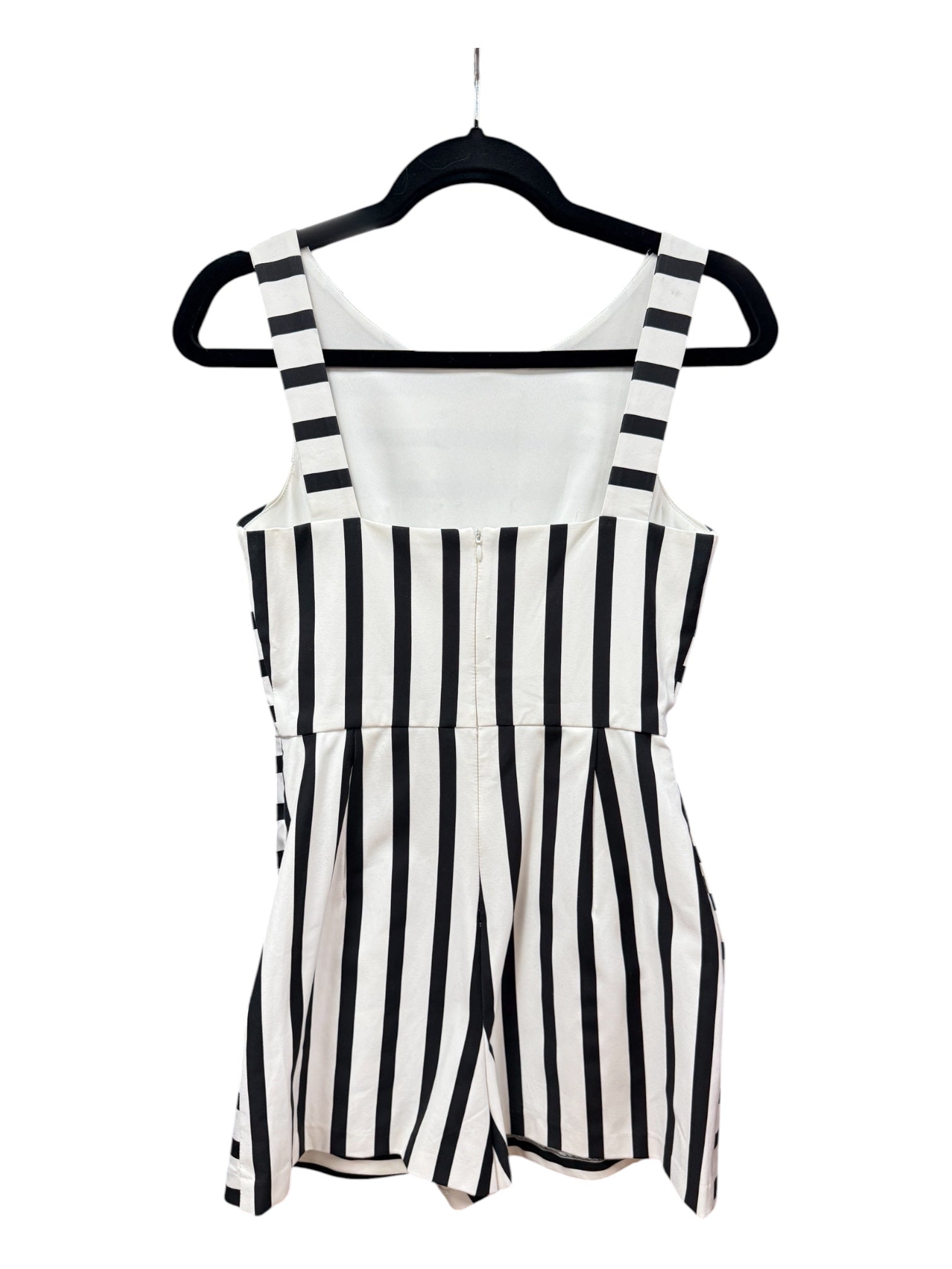 Zara Black white stripes skort dress Size S
