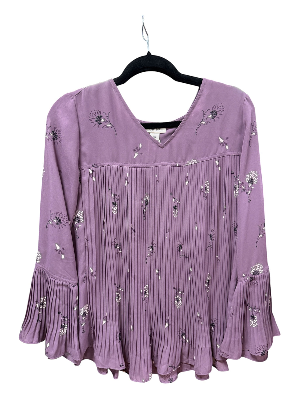 Lavander Pleated Top XSmall