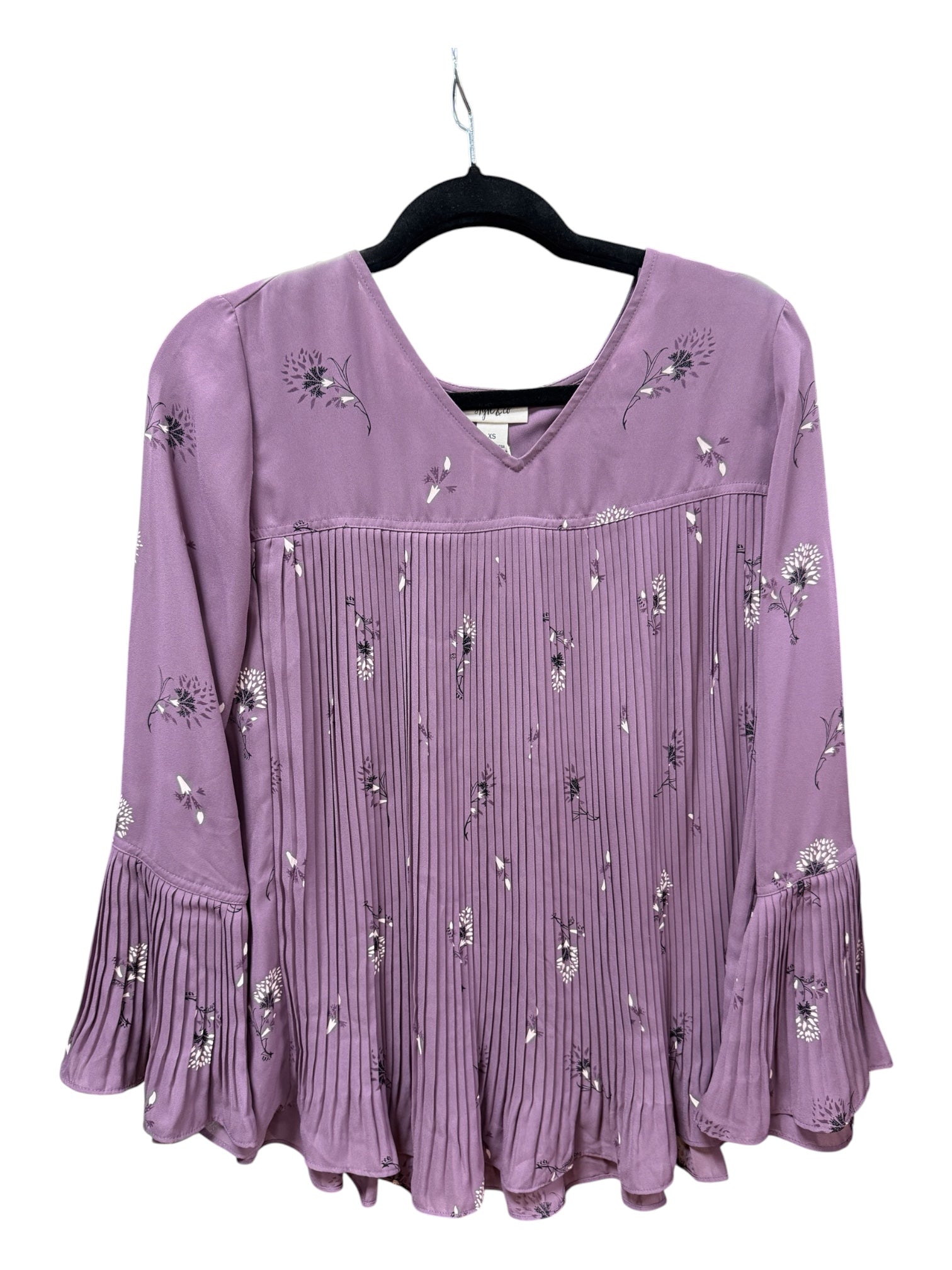 Lavander Pleated Top XSmall