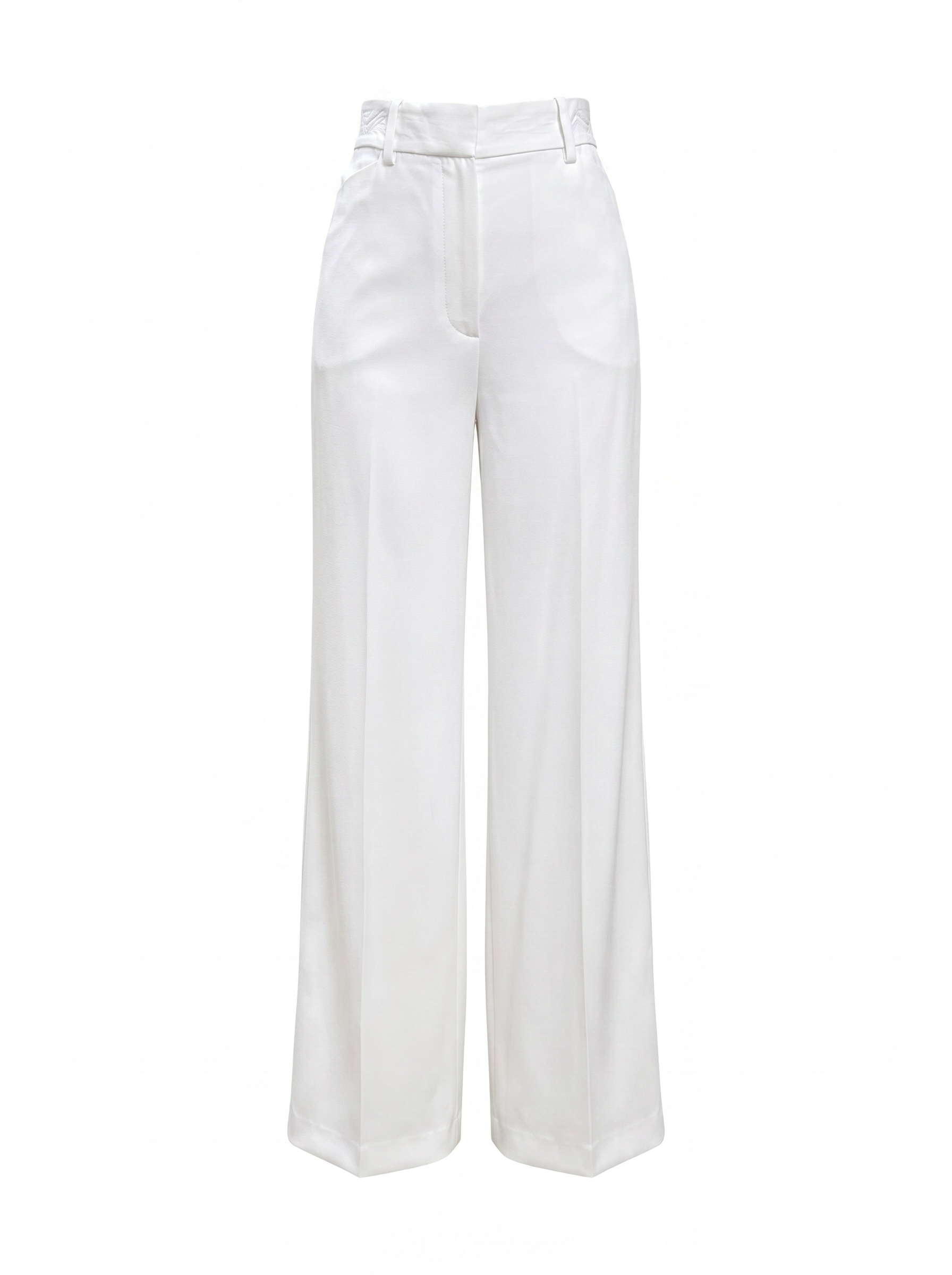 Theory white crepe pants size 4