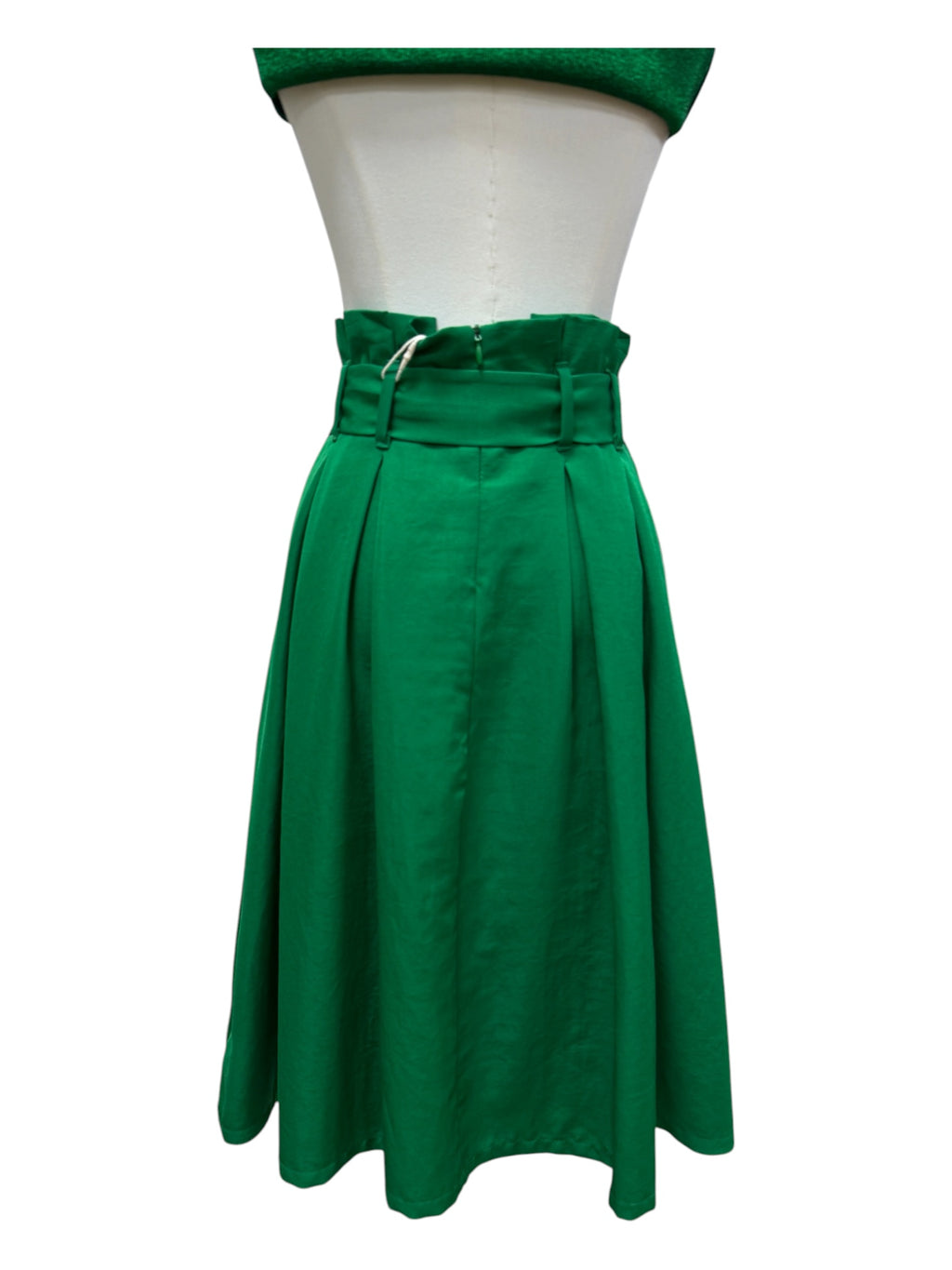 Jealous Tomato Green skirt with belt Small