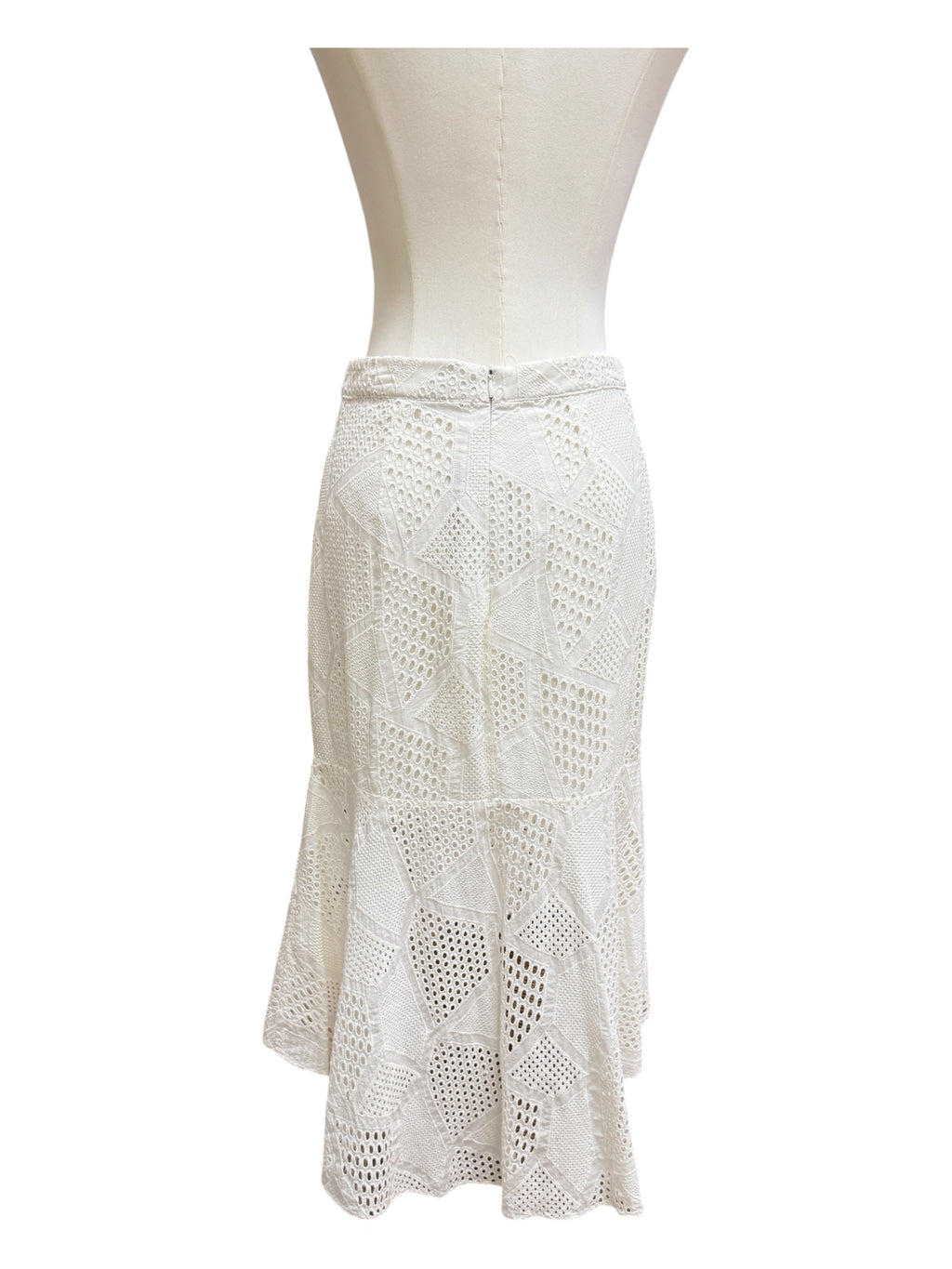 Patbo Riachuelo White midi skirt Small