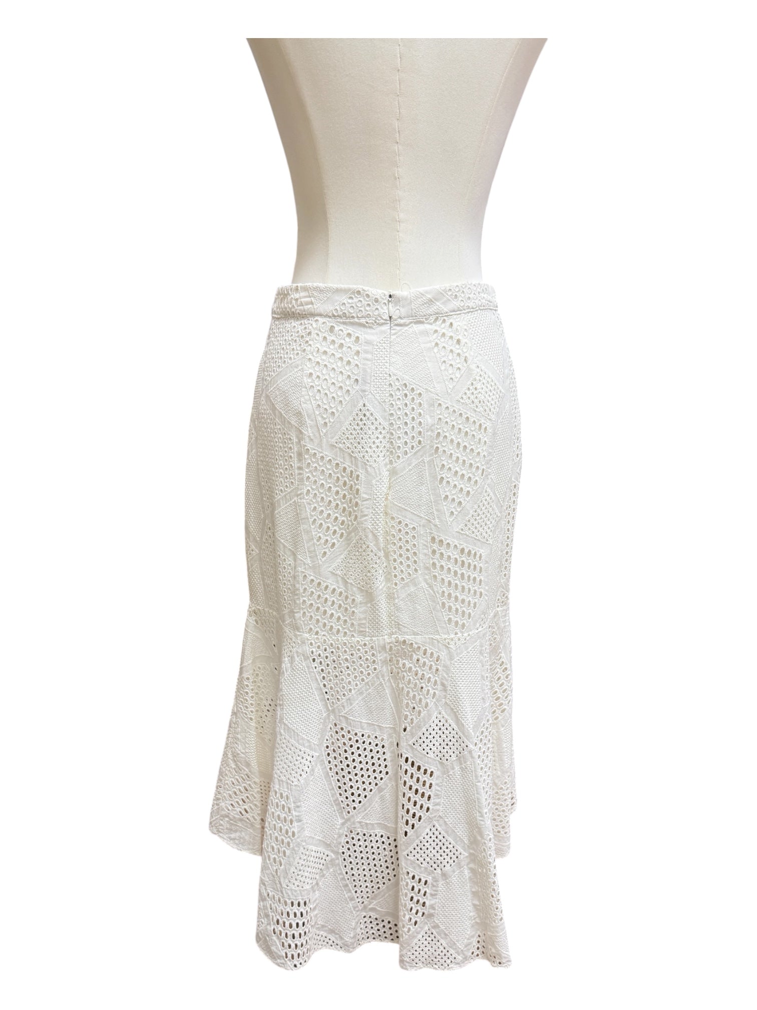 Patbo Riachuelo White midi skirt Small