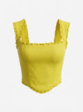 NV yellow crop top Large