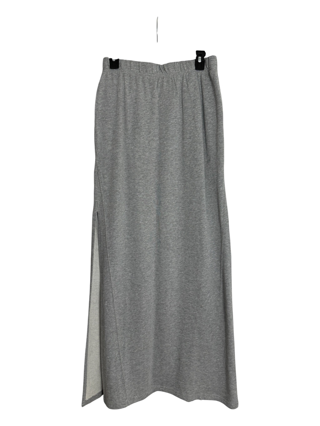 Gray Cotton Long Skirt - Size S